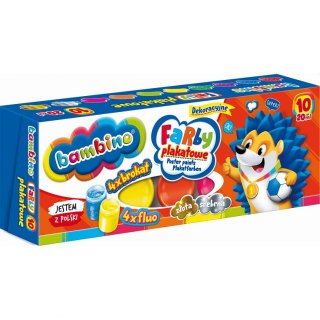 Farby plakatowe 10 kol kolor: mix 20ml 10 kolor. St.Majewski