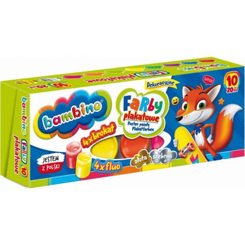 Farby plakatowe St.Majewski 10 kol kolor: mix 20ml 10 kolor. Farby plakatowe St.Majewski 10 kol kolor: mix 20ml 10 kolor.
