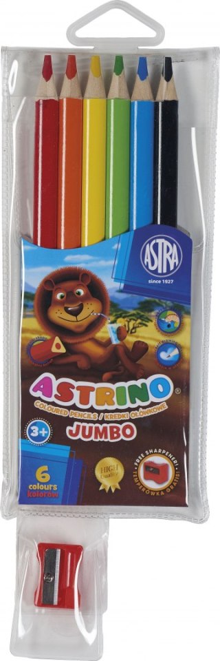 Kredki ołówkowe 6 kol. Astrino (312115003)