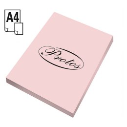 Papier kolorowy Protos A4 - różowy jasny 160g