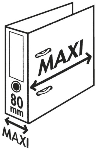 Segregator dźwigniowy Plus A4 85mm żółty Esselte (624076)