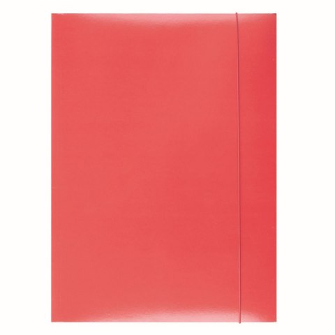 Teczka kartonowa na gumkę A4 czerwony 300g Office Products (21191131-04)