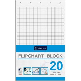 Blok do tablic flipchart Interdruk A1 20k. 80g krata [mm:] 1000x640 (FLI20#)