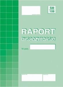 Druk offsetowy A4 raport dyspozytorski SM/106 40k. Michalczyk i Prokop (804-1)