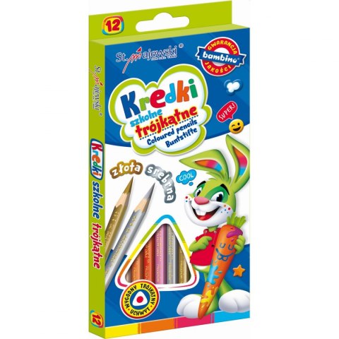 Kredki ołówkowe 12 kol. St.Majewski