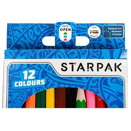 Kredki ołówkowe Starpak Hot Wheels 12 kol. (337289) Kredki ołówkowe Starpak Hot Wheels 12 kol. (337289)