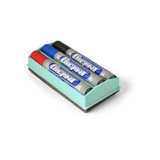 Marker suchościeralny + gąbka GIGANT wkład (różne) okrągła końcówka Kamet (K-2911)