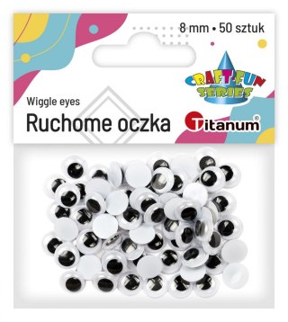 Oczy Titanum Craft-Fun Series ruchome 8mm