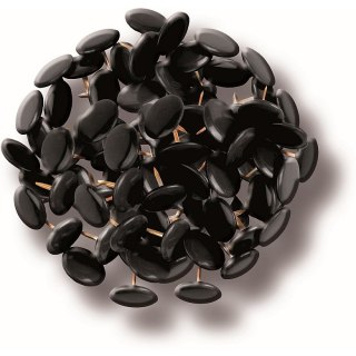 Pinezki kolor: czarny 100 szt Tetis (GP200-V)