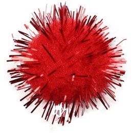 Pompony Titanum Craft-Fun Series brokatowe czerwone 15 szt (338529)