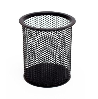 Przybornik na biurko czarny metal Tres (SKOD/CZ)