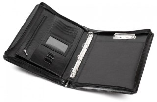 Teczka konferencyjna BUSINESS bez rączki A4 czarny ekoskóra [mm:] 380x260 Jan-Pol Bis (AK-03N)