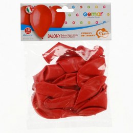 Balon gumowy Godan BALON PASTEL pastelowy czerwona 10cal (G90/45/10)