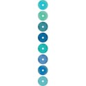 Cekiny Titanum Craft-Fun Series okrągłe zestaw 8 kolorów niebieskie (3G8P 160161)