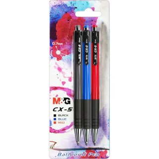 Długopis CX-5 wkład mix 0,7mm M&G (ABP88475)