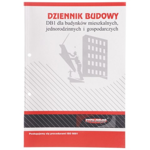 Druk offsetowy Stolgraf książka budowy DB1 P11 A4 36k. (P11) Druk offsetowy Stolgraf książka budowy DB1 P11 A4 36k. (P11)