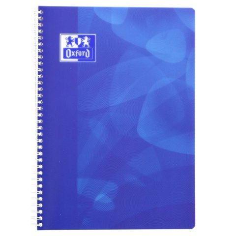 Kołozeszyt (kołonotatnik) Lagoon A4 80k. 90g krata/tagi Oxford (400080673)