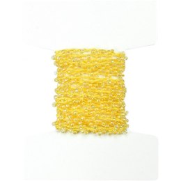 Koraliki kreatywne Titanum Craft-Fun Series na sznurku żółte (16199D)
