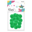 Pompony Titanum Craft-Fun Series zielone 15 szt (352535)