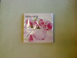 Serwetki różowy papier [mm:] 330x330 Paw (TL571000)