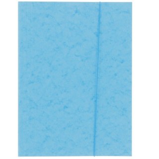 Teczka kartonowa na gumkę preszpan A4 niebieski jasny 330g Bigo (0897)