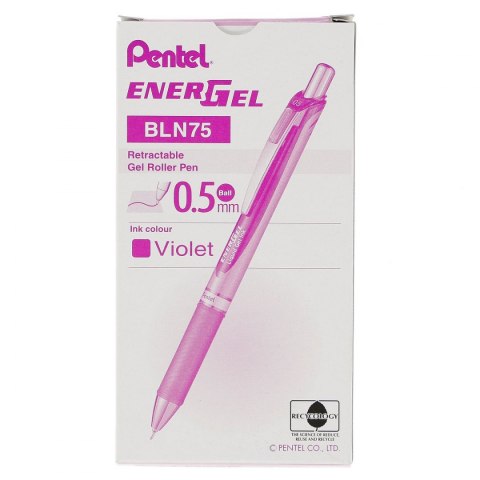 Cienkopis ENERGEL BLN75 wkład fiolet 0,5mm 1kol. Pentel