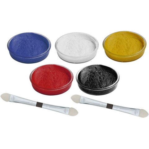 Farba do malowania twarzy duże 5 kolor. Flamingo