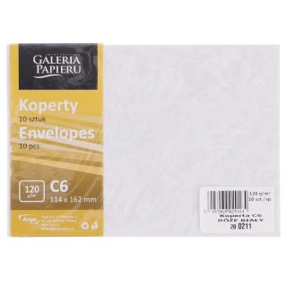 Koperta C6 róże biała [mm:] 114x162 Galeria Papieru (280211) 10 sztuk