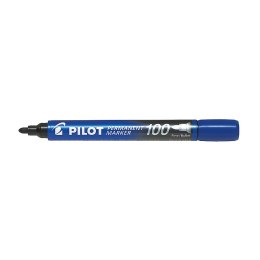 Marker permanentny Pilot, niebieski okrągła końcówka (SCA-100-L)