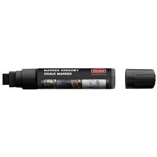 Marker specjalistyczny czarny kredowy wkład czarny gąbka końcówka Toma (To-290)