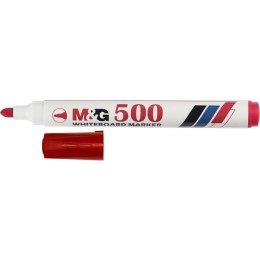 Marker suchościeralny M&G, czerwony 1,0-2,0mm okrągła końcówka (AWM26173330100H)