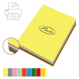 Papier kolorowy A4 mix 500k. 80g Protos