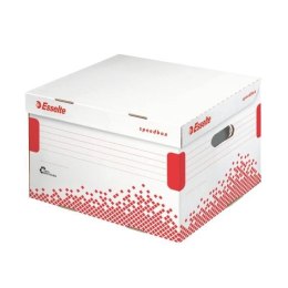 Pudło archiwizacyjne Speedbox biało-czerwony karton [mm:] 433x364x 263 Esselte (623913)