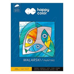 Blok artystyczny Happy Color młody artysta A4 200g 10k [mm:] 297x210 (HA 3720 2030-M10)