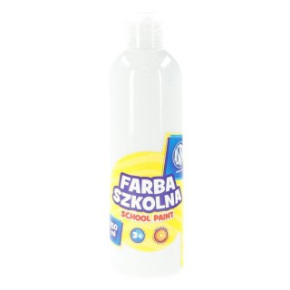 Farby plakatowe kolor: biała 250ml 1 kolor. Astra