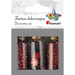 Kryształki Titanum Craft-Fun Series koraliki czerwone (363218)