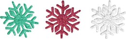 Ozdoba piankowa Craft-Fun Series płatki śniegu 12 szt Titanum (6343)