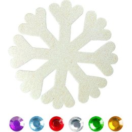 Ozdoba piankowa Titanum Craft-Fun Series płatki śniegu + kryształki