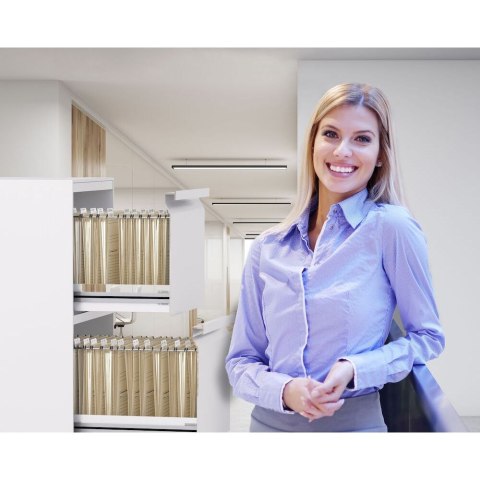 Skoroszyt Vertic Ultimate wiszący A4 brązowy karton 230g Elba (100081039)