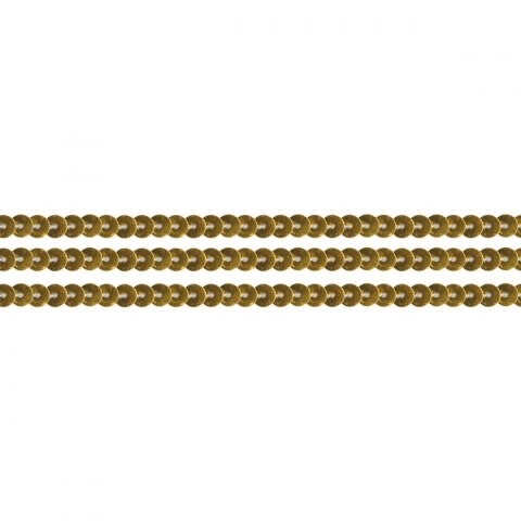 Taśma ozdobna Craft-Fun Series z cekinami 6x2 [mm x m] złota Titanum (363643)