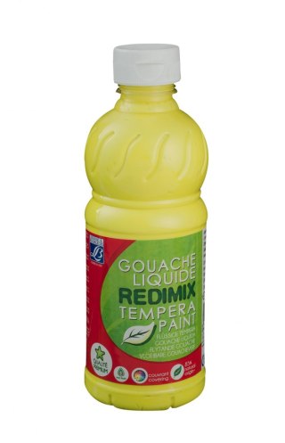 Farba tempera REDIMIX kolor: yellow 500ml 1 kolor. Lefranc&Bourgeois (188281)
