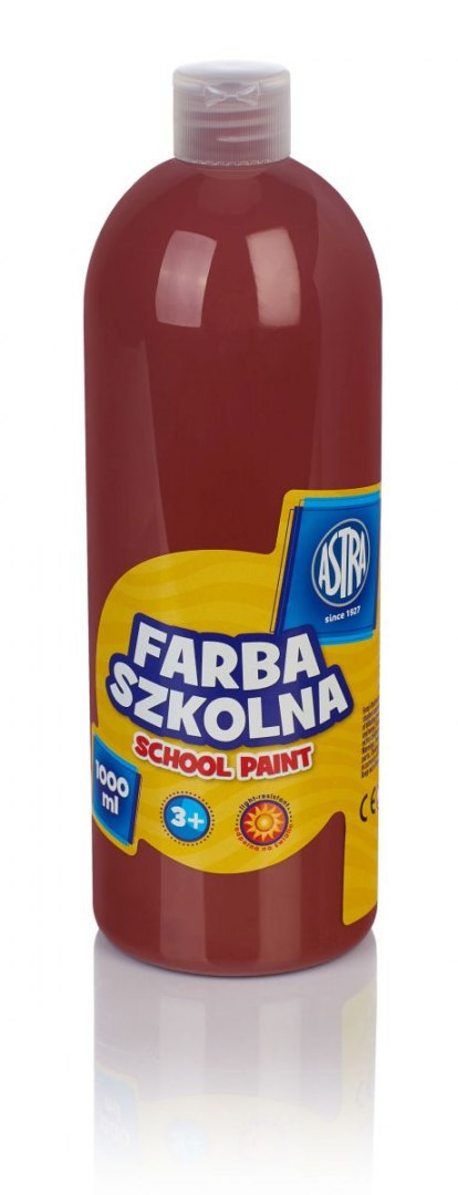 Farby plakatowe Astra szkolne kolor: brązowy 1000ml 1 kolor. Farby plakatowe Astra szkolne kolor: brązowy 1000ml 1 kolor.
