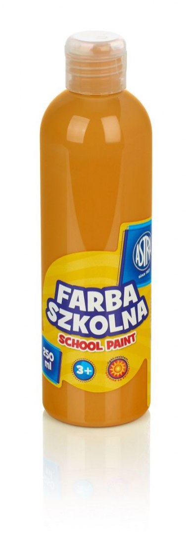 Farby plakatowe Astra szkolne kolor: brązowy jasny 250ml 1 kolor.