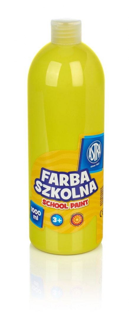 Farby plakatowe Astra szkolne kolor: cytrynowy 1000ml 1 kolor. Farby plakatowe Astra szkolne kolor: cytrynowy 1000ml 1 kolor.