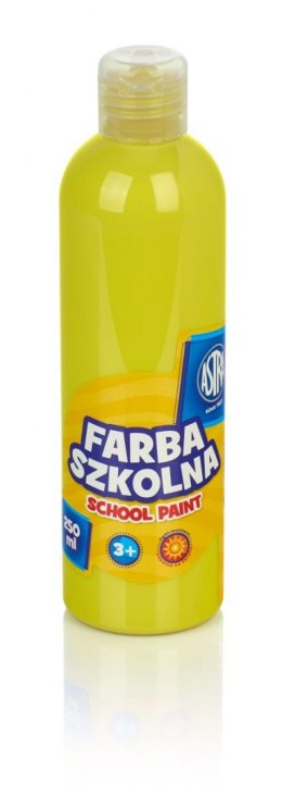 Farby plakatowe Astra szkolne kolor: cytrynowy 250ml 1 kolor.