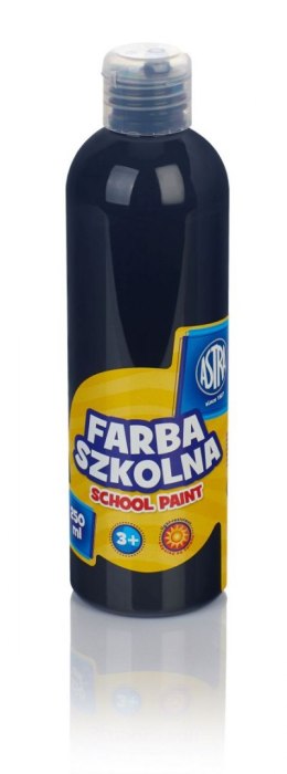 Farby plakatowe Astra szkolne kolor: czarny 250ml 1 kolor.