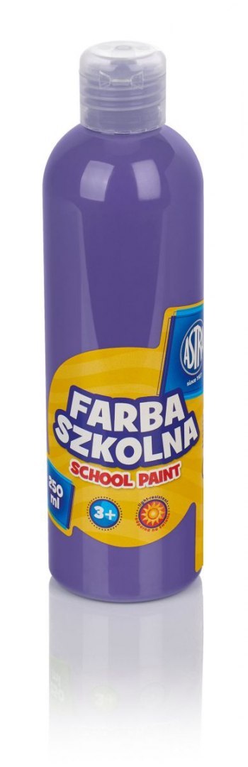 Farby plakatowe Astra szkolne kolor: fioletowy 250ml 1 kolor.