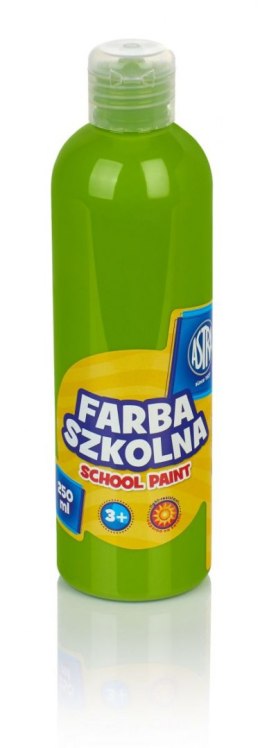 Farby plakatowe Astra szkolne kolor: limonkowy 250ml 1 kolor.
