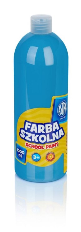 Farby plakatowe Astra szkolne kolor: niebieski 1000ml 1 kolor.