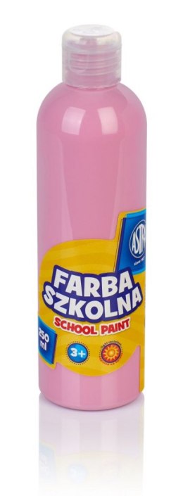 Farby plakatowe Astra szkolne kolor: różowy jasny 250ml 1 kolor.